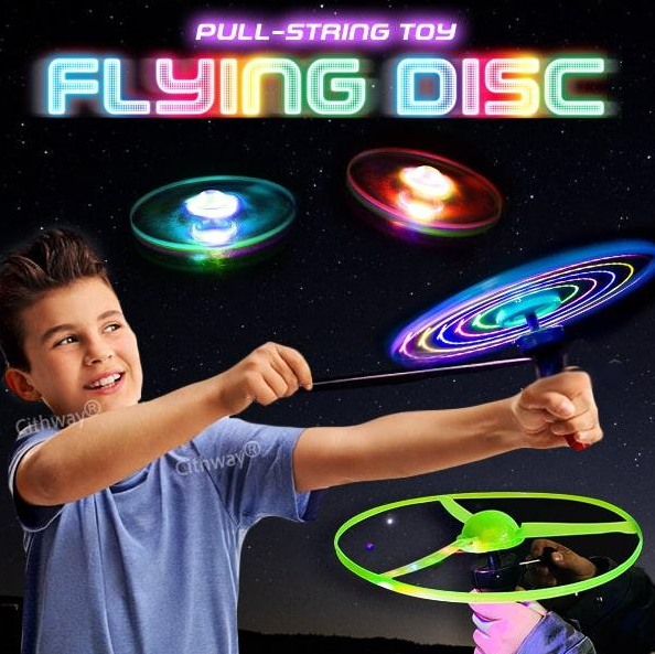 Fun Flashing Flying Disc Spin