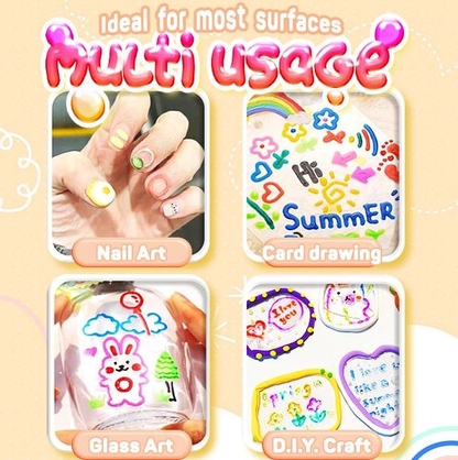 3D Jelly Pen Set (6PCS/12PCS)