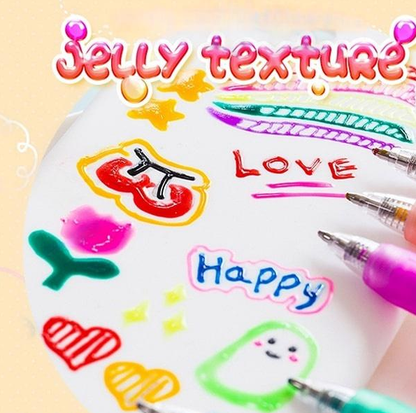 3D Jelly Pen Set (6PCS/12PCS)